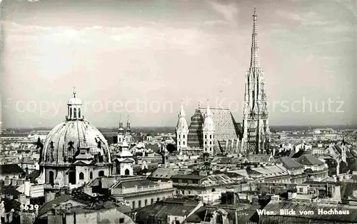 AK / Ansichtskarte Wien Stadtpanorama Kat. Wien