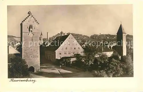 AK / Ansichtskarte Ravensburg Wuerttemberg Stadttor Kat. Ravensburg