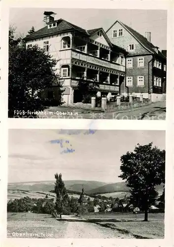 AK / Ansichtskarte Oberhain FDGB Ferienheim Kat. Oberhain