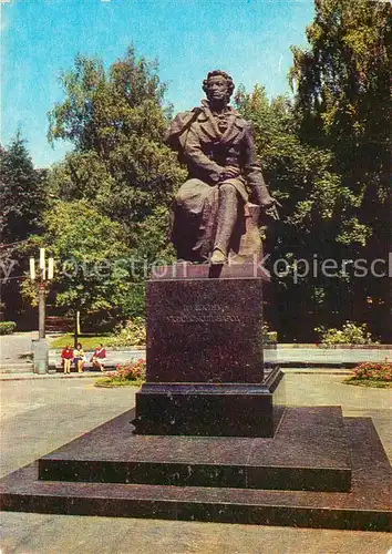 AK / Ansichtskarte Kiev Kiew Puschkin Denkmal 