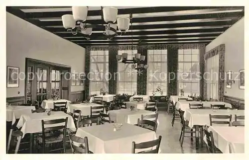 AK / Ansichtskarte Oberkirchen Sauerland Gasthof Sch?tte Speisesaal Kat. Schmallenberg