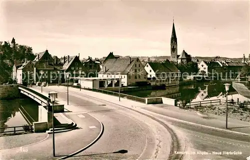 AK / Ansichtskarte Kempten Allgaeu Neue Illerbruecke Sankt Mangkirche Kat. Kempten (Allgaeu)