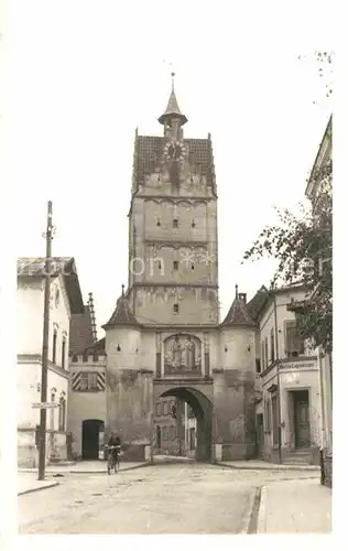 AK / Ansichtskarte Weissenhorn Stadttor Kat. Weissenhorn