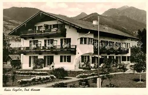 AK / Ansichtskarte Bad Wiessee Haus Hegeler Kat. Bad Wiessee