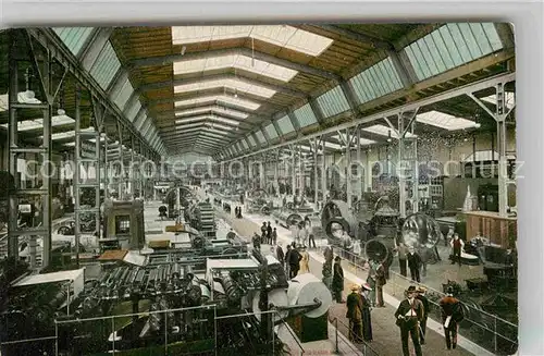 AK / Ansichtskarte Ausstellung Bayr Landes Nuernberg 1906 Inneres Maschinenhalle  Kat. Expositions