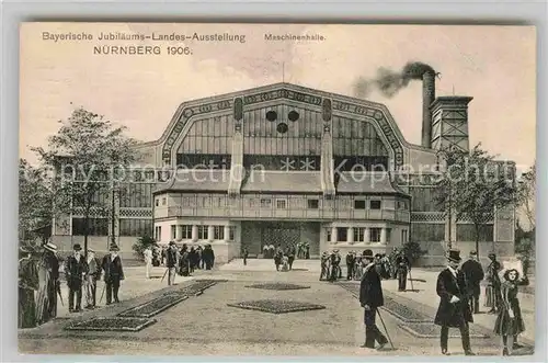 AK / Ansichtskarte Ausstellung Bayr Landes Nuernberg 1906 Maschinenhalle  Kat. Expositions