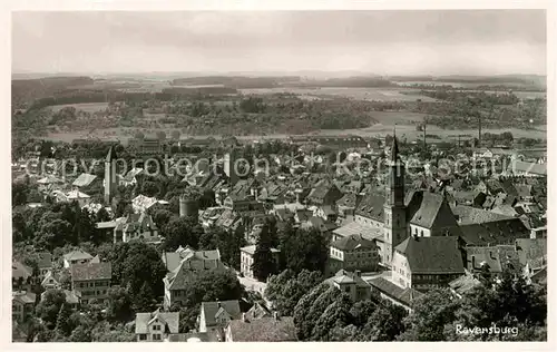 AK / Ansichtskarte Ravensburg Wuerttemberg Panorama  Kat. Ravensburg