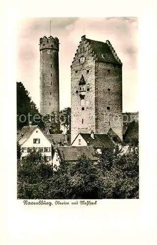 AK / Ansichtskarte Ravensburg Wuerttemberg Obertor Mehlsack Kat. Ravensburg