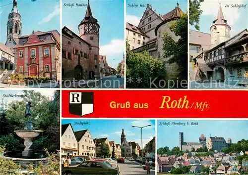 AK / Ansichtskarte Roth Hamm Schloesser Ratibor Ahenberg Stadtplatz Kat. Roth