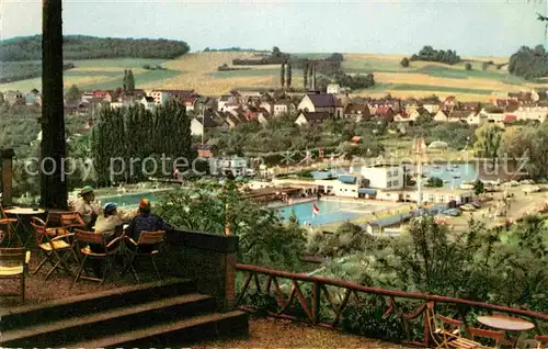 AK / Ansichtskarte Valkenburg aan de Geul Panorama Zwembad Schwimmbad Kat. Valkenburg