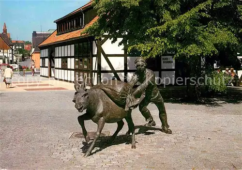 AK / Ansichtskarte Bad Sassendorf Salzesel Skulptur Kat. Bad Sassendorf