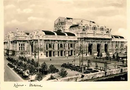 AK / Ansichtskarte Milano Stazione Bahnhof Kat. Italien