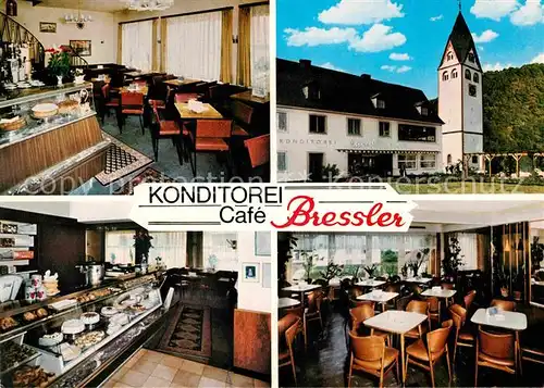 AK / Ansichtskarte Nassau Lahn Konditorei Cafe Bressler Kat. Nassau