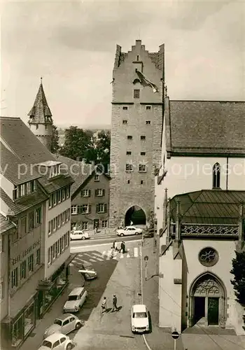 AK / Ansichtskarte Ravensburg Wuerttemberg Frauentor Gruener Turm Kat. Ravensburg