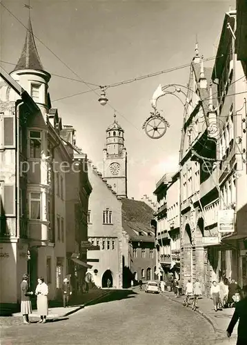 AK / Ansichtskarte Ravensburg Wuerttemberg Marktplatz Blaserturm Kat. Ravensburg