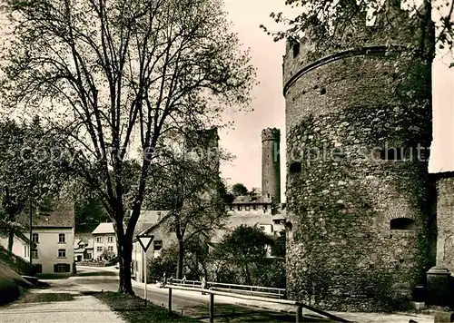 AK / Ansichtskarte Ravensburg Wuerttemberg Halbrundturm Moenchmuehle Mehlsack Obertor Kat. Ravensburg