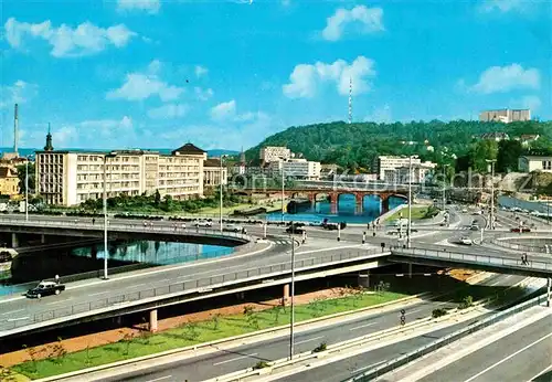 AK / Ansichtskarte Saarbruecken Stadtautobahn Kat. Saarbruecken