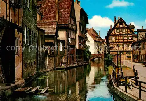 AK / Ansichtskarte Ulm Donau Altstadt Partie an der Blau Kat. Ulm