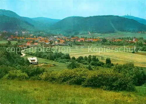 AK / Ansichtskarte Tabarz Fliegeraufnahme mit Inselsberg Kat. Tabarz Thueringer Wald