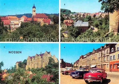 AK / Ansichtskarte Nossen Blick vom Schloss Heimatmuseum Markt Kat. Nossen