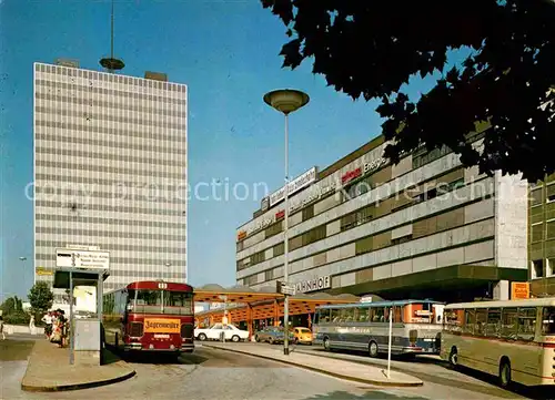 AK / Ansichtskarte Essen Ruhr Hauptbahnhof Busbahnhof Hochhaus Kat. Essen