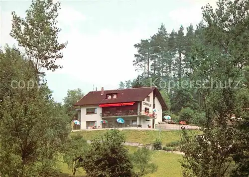 AK / Ansichtskarte Unterbiederbach Elzach Ausflugsziel Restaurant Cafe Pension Sonnhalde Schwarzwald