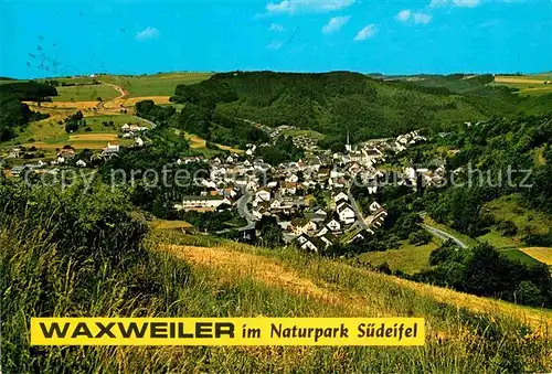 AK / Ansichtskarte Waxweiler Panorama Naturpark Suedeifel Kat. Waxweiler