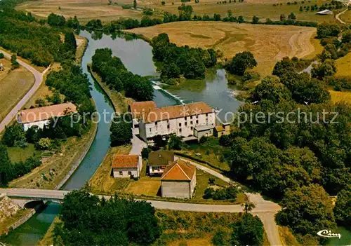 AK / Ansichtskarte Soing Cubry Charentenay Moulin Saone et le Canal Vue aerienne Kat. Soing Cubry Charentenay