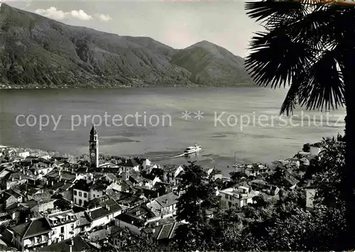 AK / Ansichtskarte Ascona TI Panorama Lago Maggiore Kat. Ascona