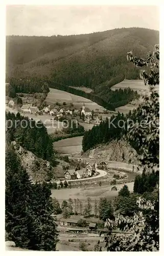 AK / Ansichtskarte Schwarzenberg Baiersbronn Panorama  Kat. Baiersbronn