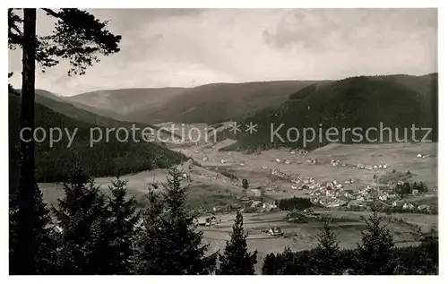 AK / Ansichtskarte Mitteltal Schwarzwald Panorama  Kat. Baiersbronn