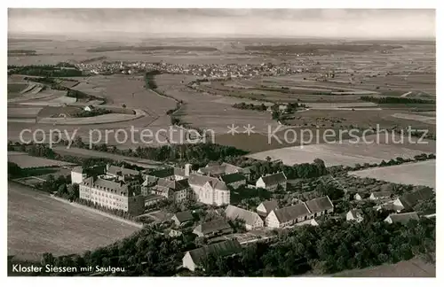 AK / Ansichtskarte Siessen Bad Saulgau Fliegeraufnahme Kloster  Kat. Bad Saulgau