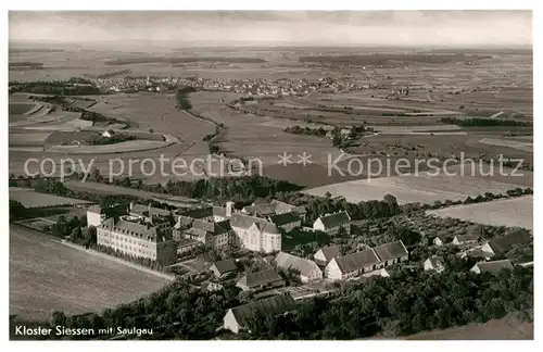 AK / Ansichtskarte Siessen Bad Saulgau Fliegeraufnahme Kloster  Kat. Bad Saulgau