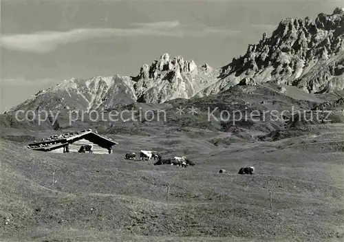 AK / Ansichtskarte Seiser Alm mit Rotzaehne Kat. Seis am Schlern Kastelruth Suedtirol