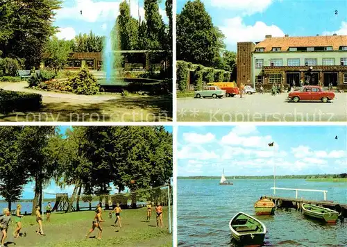 AK / Ansichtskarte Wandlitz Wandlitzsee Bahnhof Strand  Kat. Wandlitz