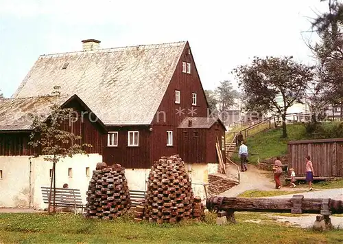 AK / Ansichtskarte Seiffen Erzgebirge Erzgebirgliches Freilichtmuseum Wasserkraftdrehwerk Kat. Kurort Seiffen Erzgebirge