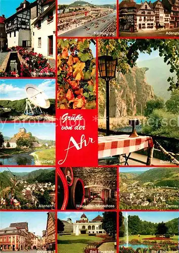 AK / Ansichtskarte Blankenheim Ahr und Umgebung Panorama Ahrtal Weinanbau Schloss Kat. Blankenheim