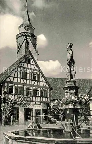 AK / Ansichtskarte Dornstetten Wuerttemberg Brunnen Kat. Dornstetten