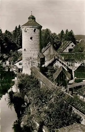 AK / Ansichtskarte Isny Allgaeu Diebsturm Kat. Isny im Allgaeu