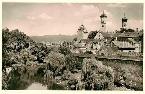 AK / Ansichtskarte Isny Allgaeu Kirche Kat. Isny im Allgaeu