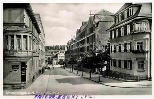 AK / Ansichtskarte Schwenningen Neckar Hindenburgstrasse  Kat. Villingen Schwenningen