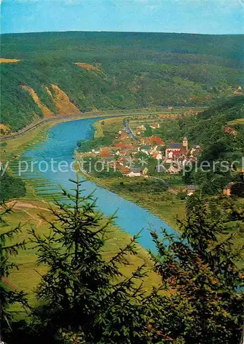 AK / Ansichtskarte Herstelle Weser Panorama Blick vom Rotsberg Kat. Beverungen