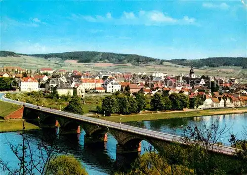 AK / Ansichtskarte Marktheidenfeld Panorama Main Bruecke Kat. Marktheidenfeld