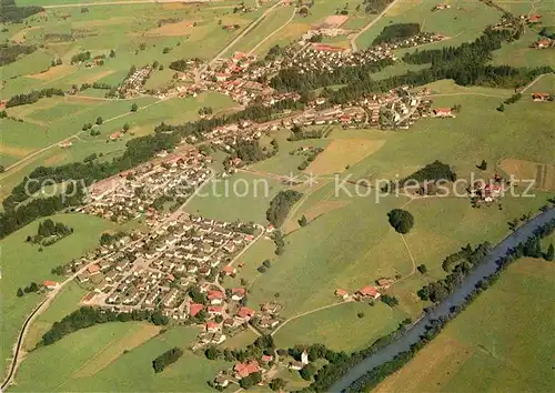 AK / Ansichtskarte Waltenhofen Allgaeu mit Rauns Fliegeraufnahme Kat. Waltenhofen