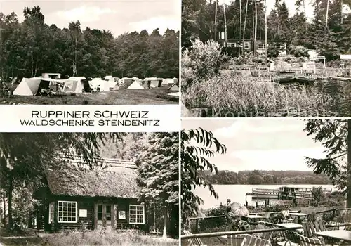 AK / Ansichtskarte Stendenitz Waldschenke Stendenitz Teilansichten Kat. Neuruppin