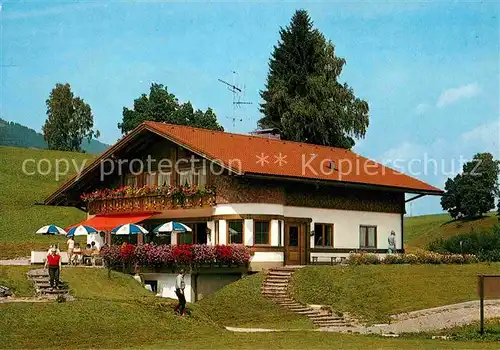 AK / Ansichtskarte Obermaiselstein Cafe Restaurant Hirschsprung Stuben Kat. Obermaiselstein