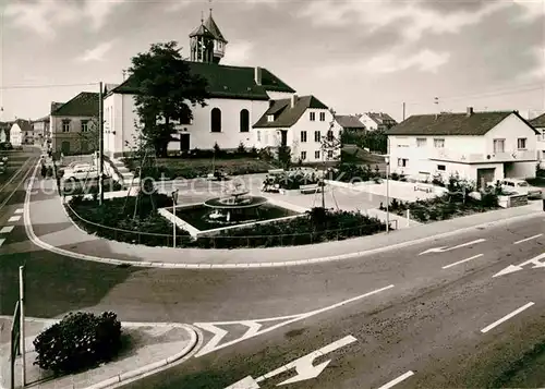 AK / Ansichtskarte Eppelheim Evangelische Kirche Pfarrhaus Kat. Eppelheim