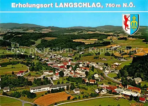 AK / Ansichtskarte Langschlag Fliegeraufnahme  Kat. Langschlag