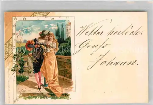 AK / Ansichtskarte Trompeter Scheffel Litho  Kat. Maerchen und Sagen