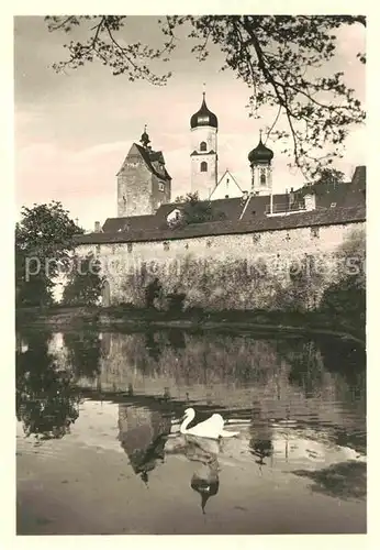 AK / Ansichtskarte Isny Allgaeu Stadttorgraben Kat. Isny im Allgaeu